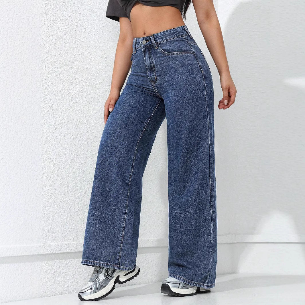 Women's Loose Straight Wide Leg Jeans