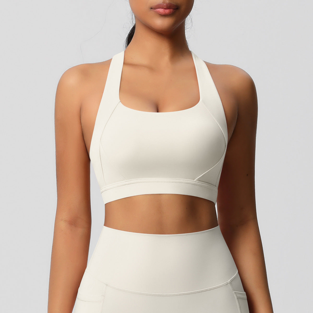 Women's Solid Color Casual Brushed Vest Sports Underwear