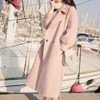 Autumn And Winter Woolen Coat Women's Korean-style Thickened Cinched