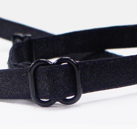 Gathering adjustable strap bra